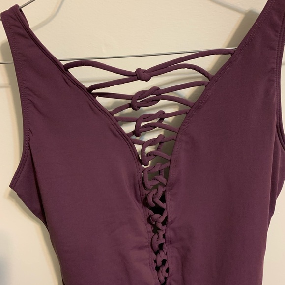 One Piece Low Back Strappy Swimsuit - - Picture 12 of 12